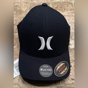 NWT Hurley H2O-Dri One and Only Hat (FlexFit L/XL) - Black (892025)
